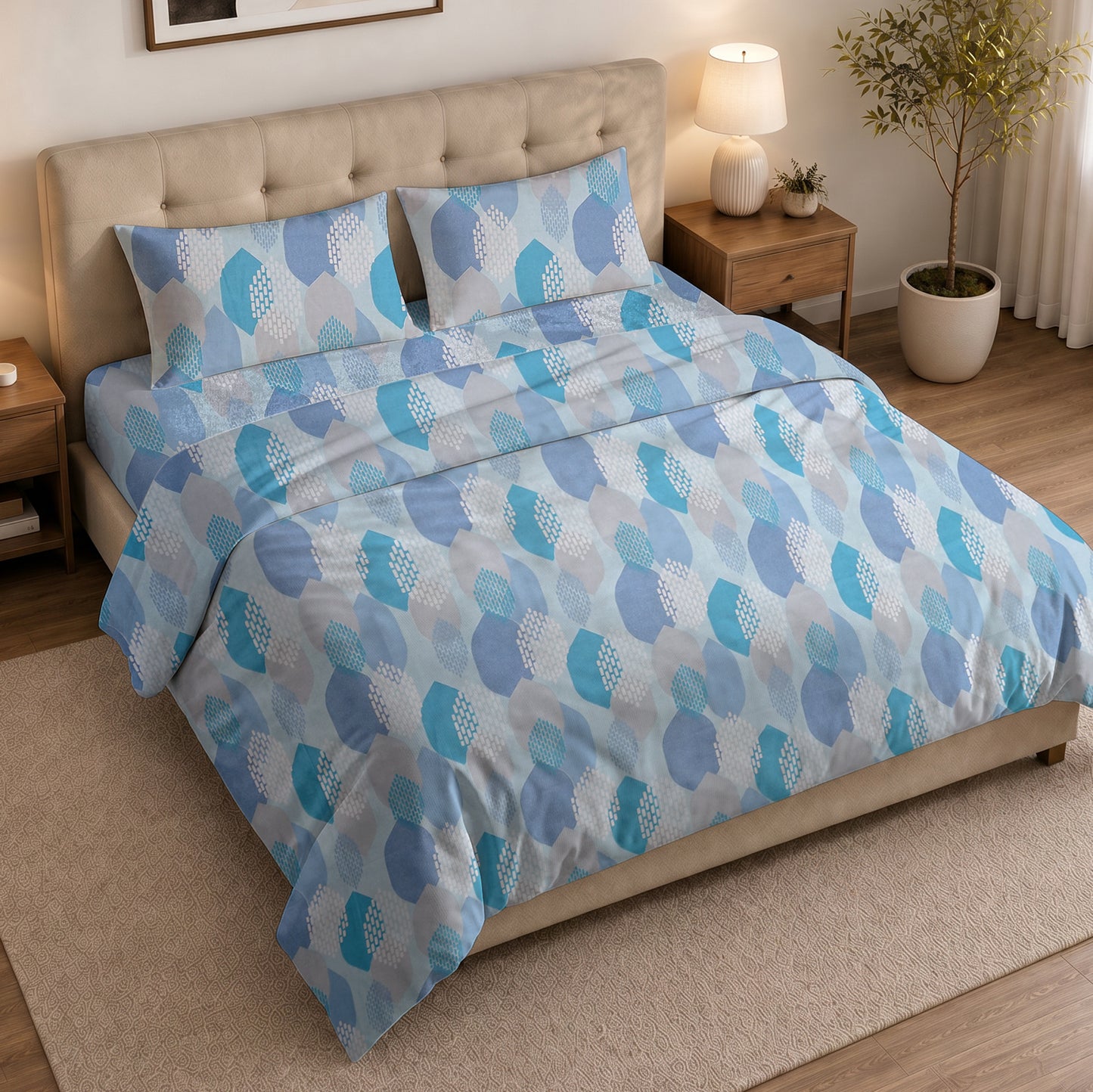 AQUA DUVET COVER