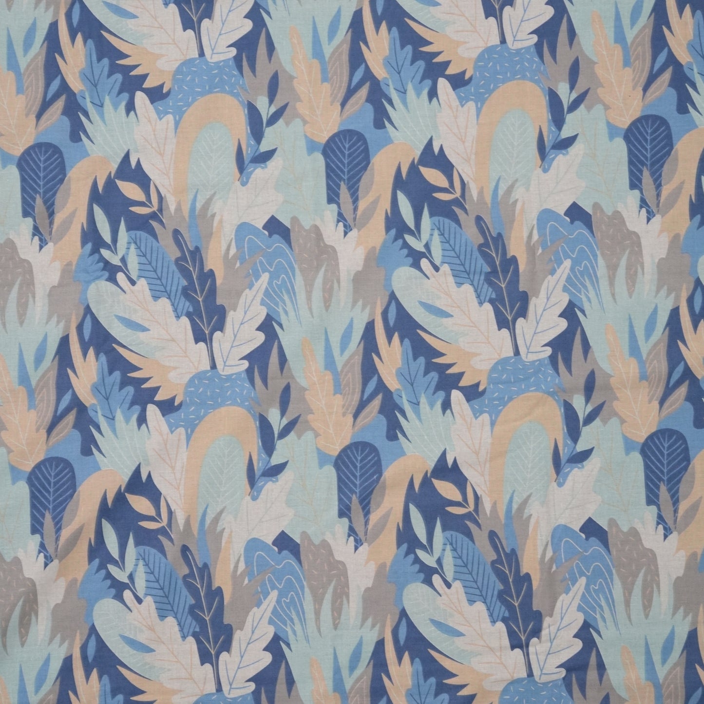 BLUE FEATHER DUVET COVER