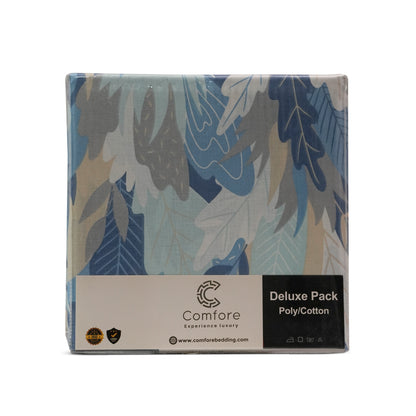 BLUE FEATHER DUVET COVER