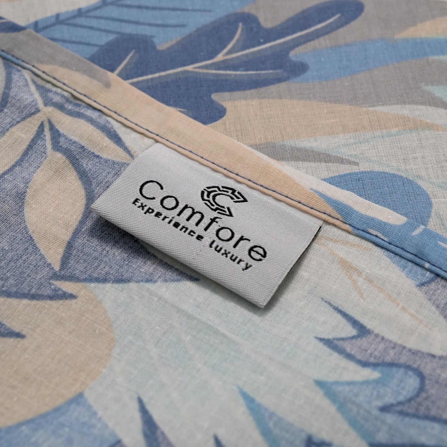 BLUE FEATHER DUVET COVER