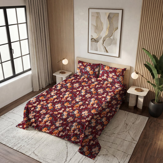 Mehroon Floral