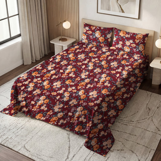 Mehroon Floral