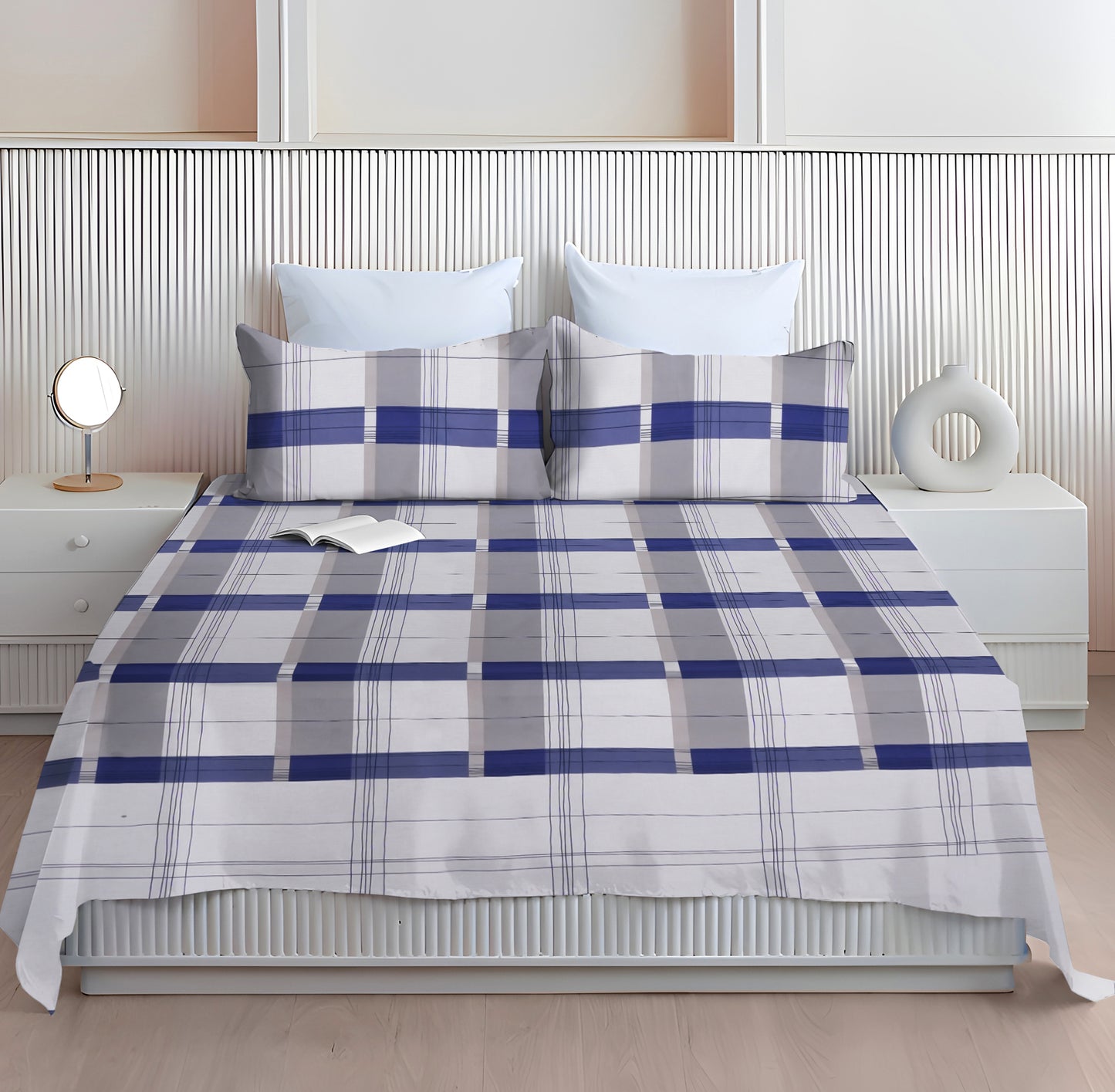 Blue Chequered