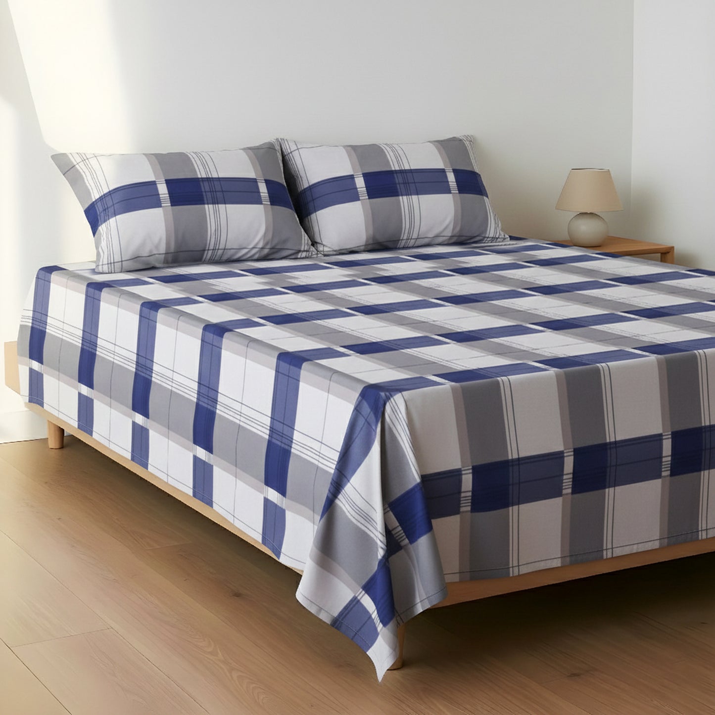 Blue Chequered