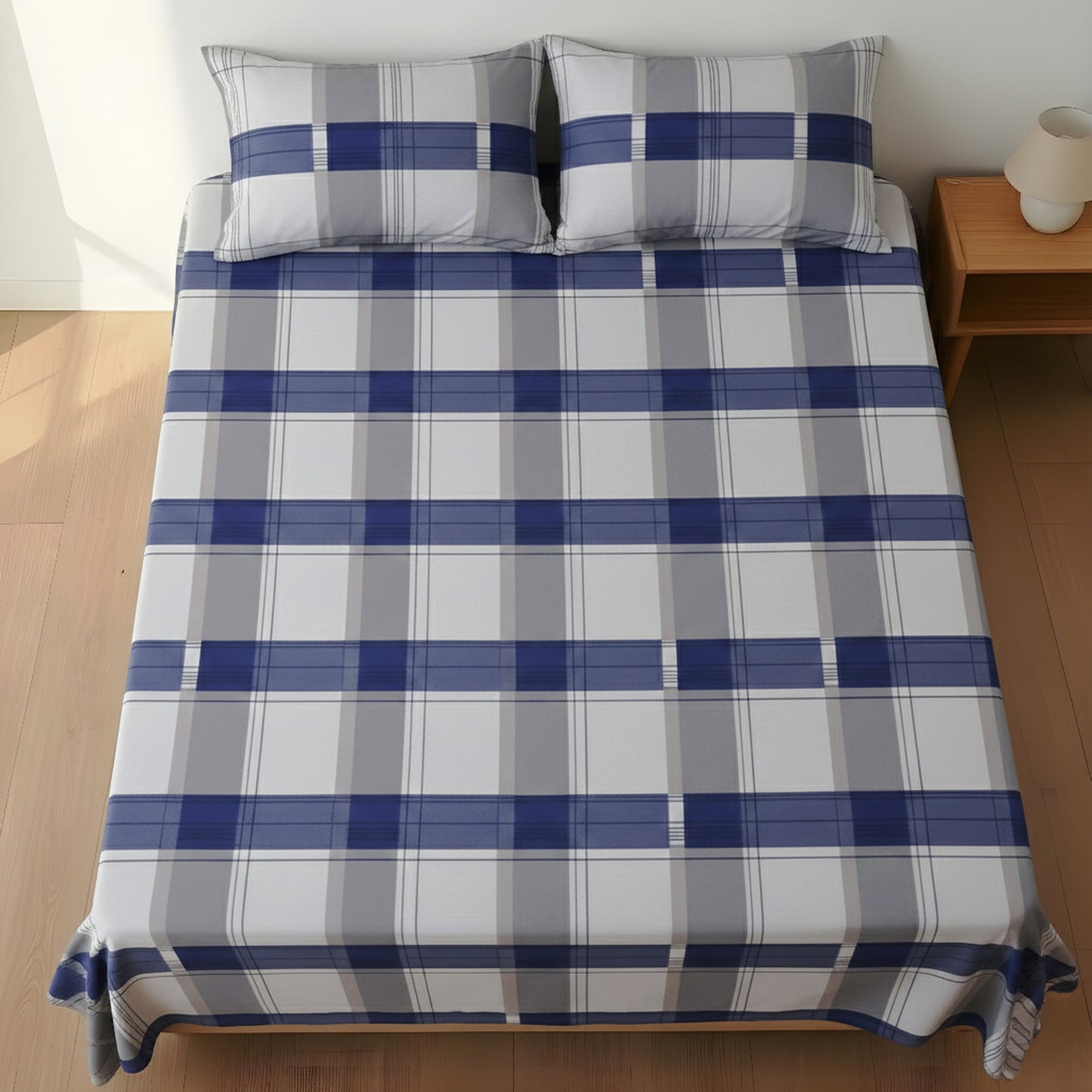 Blue Chequered