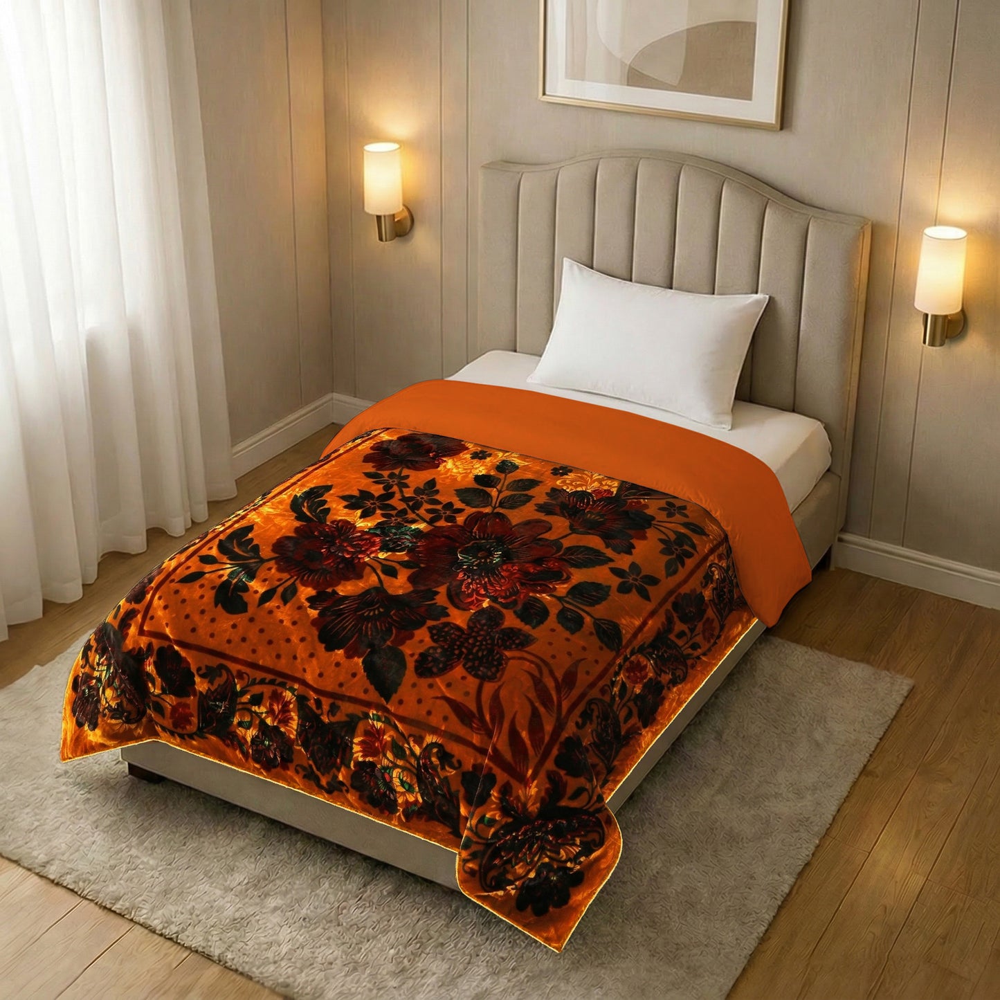 Orange Floral