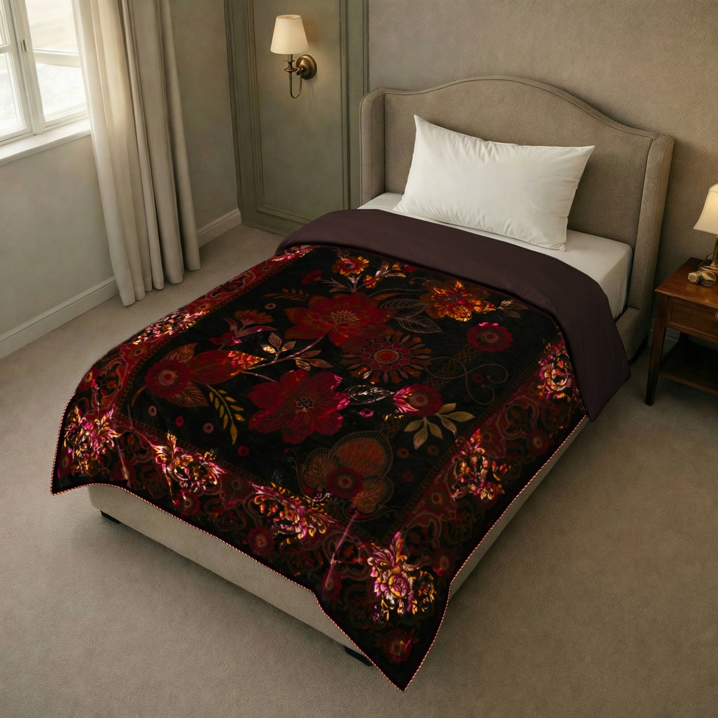 Brown Floral