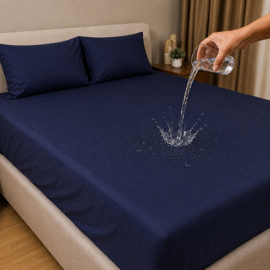 Blue Mattress Protector