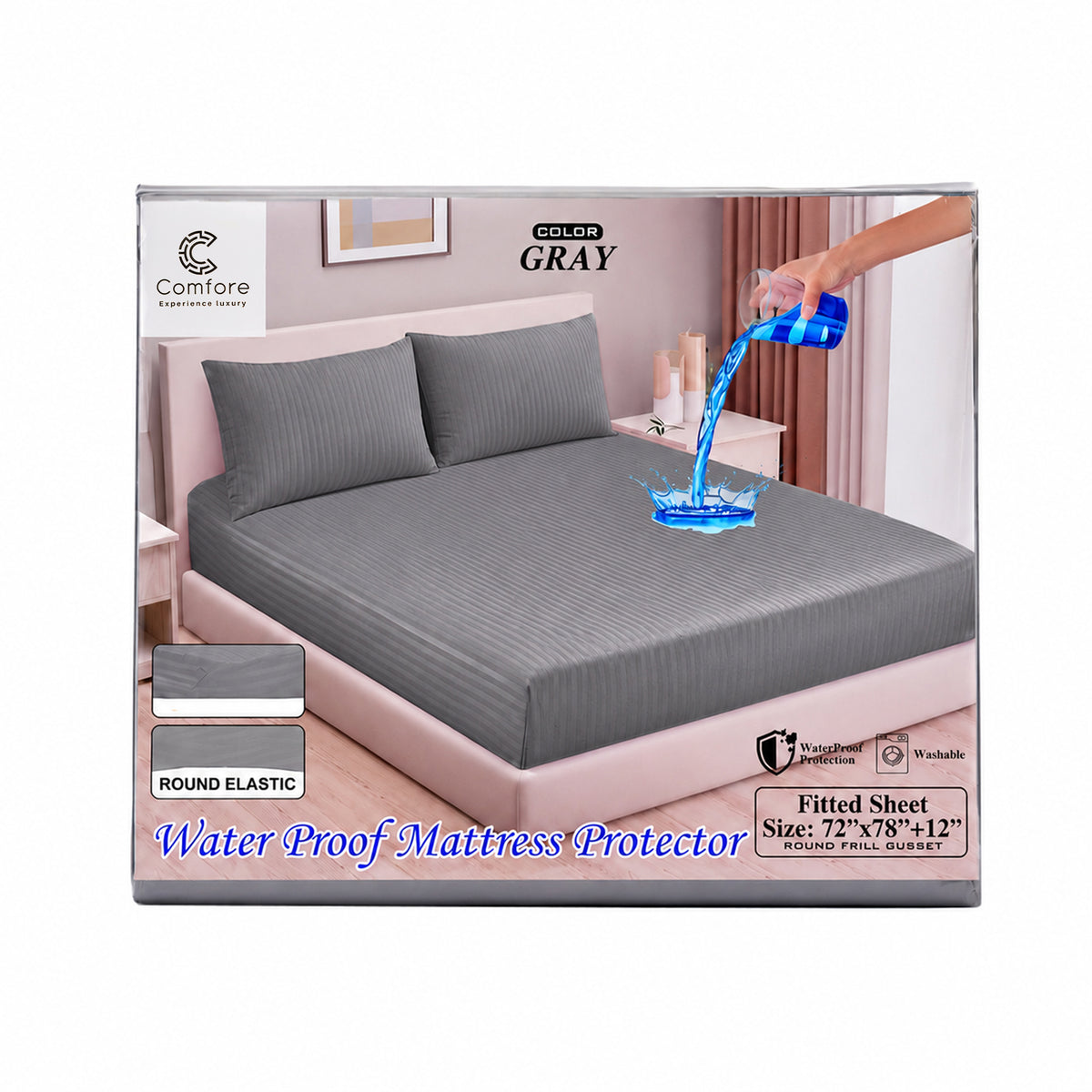 Grey Stripe Protector