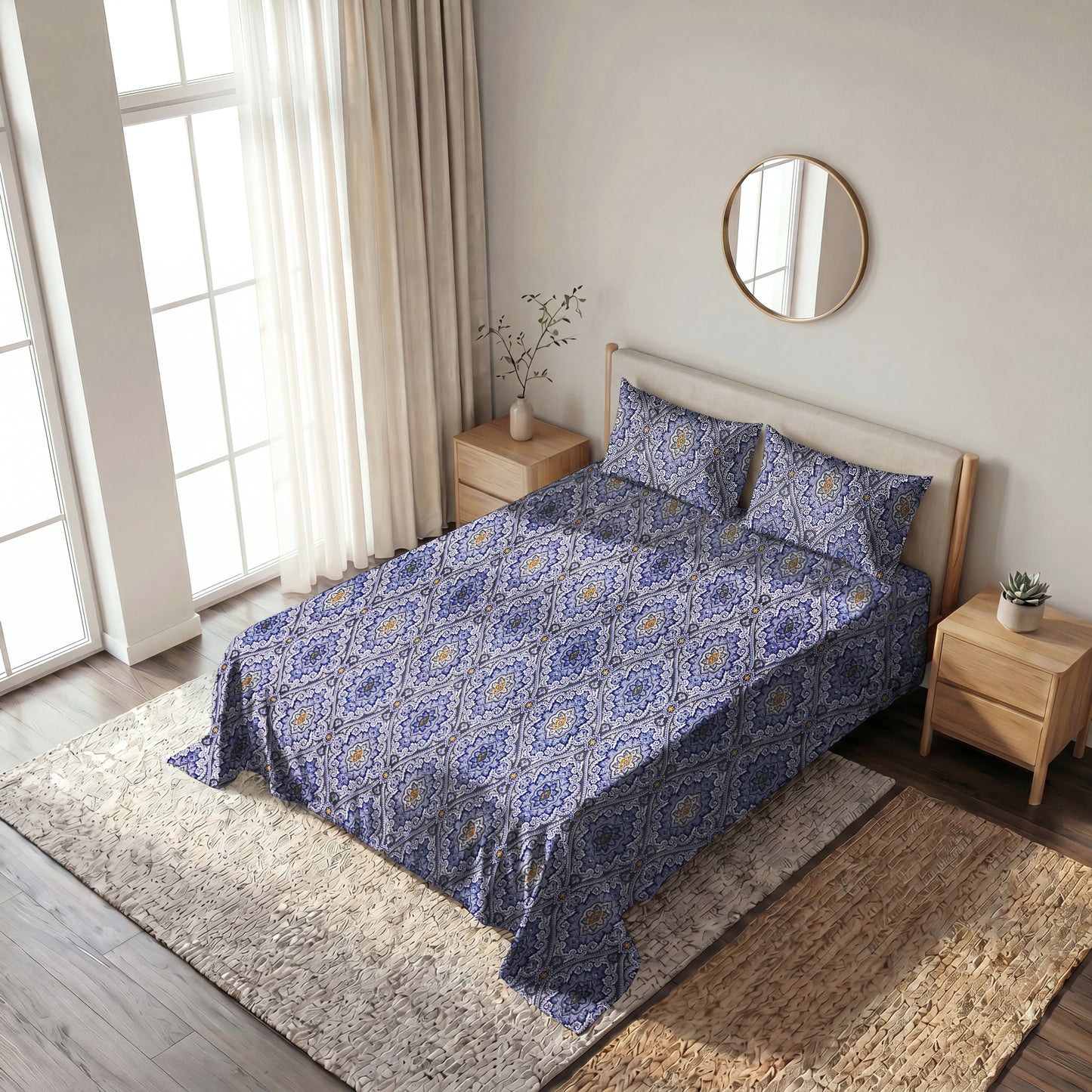 Blue ajrak