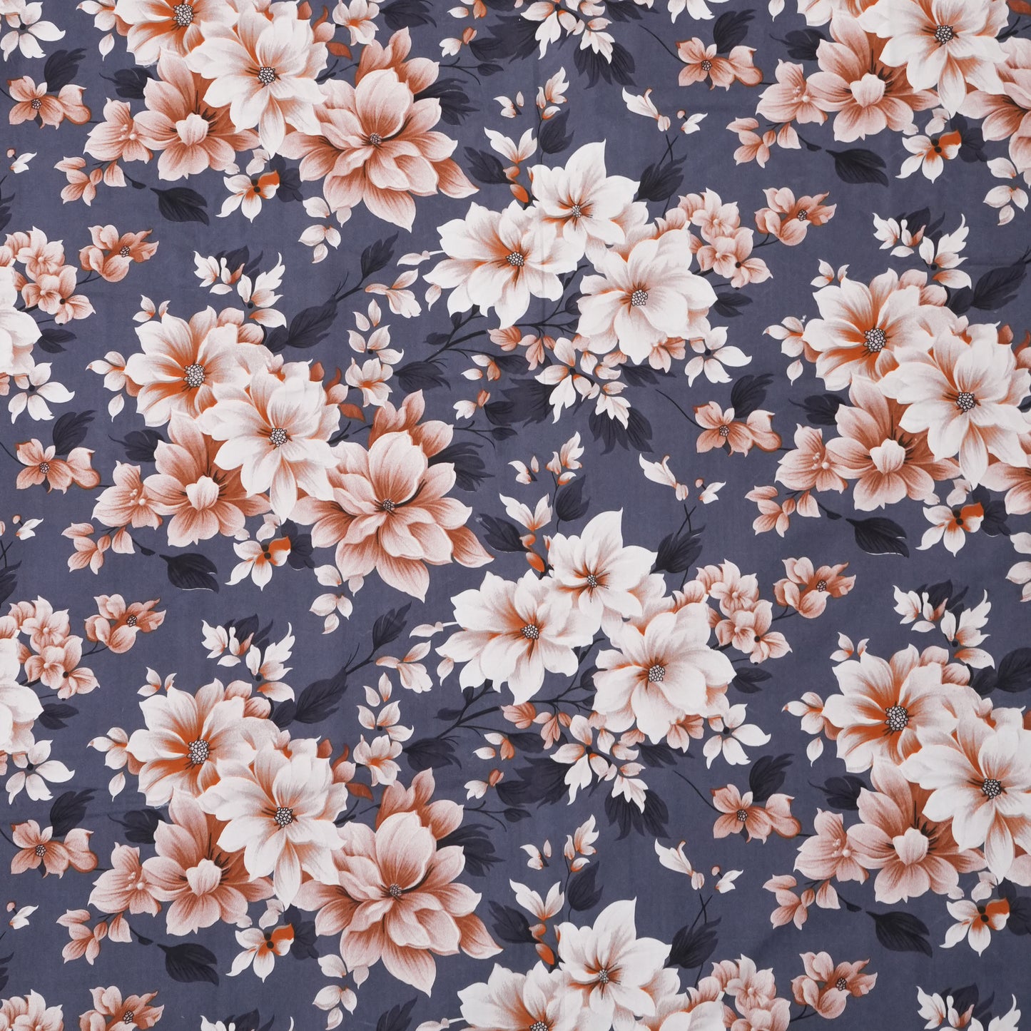 Slate & Peach Florals