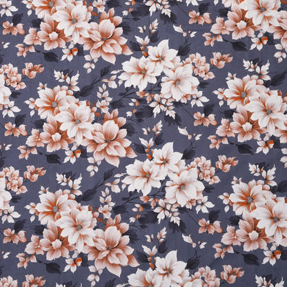 Slate & Peach Florals